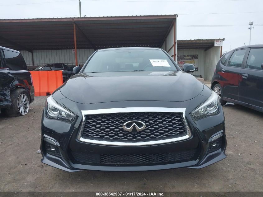 2019 Infiniti Q50 3.0T Red Sport 400 VIN: JN1FV7AR1KM800239 Lot: 40920482