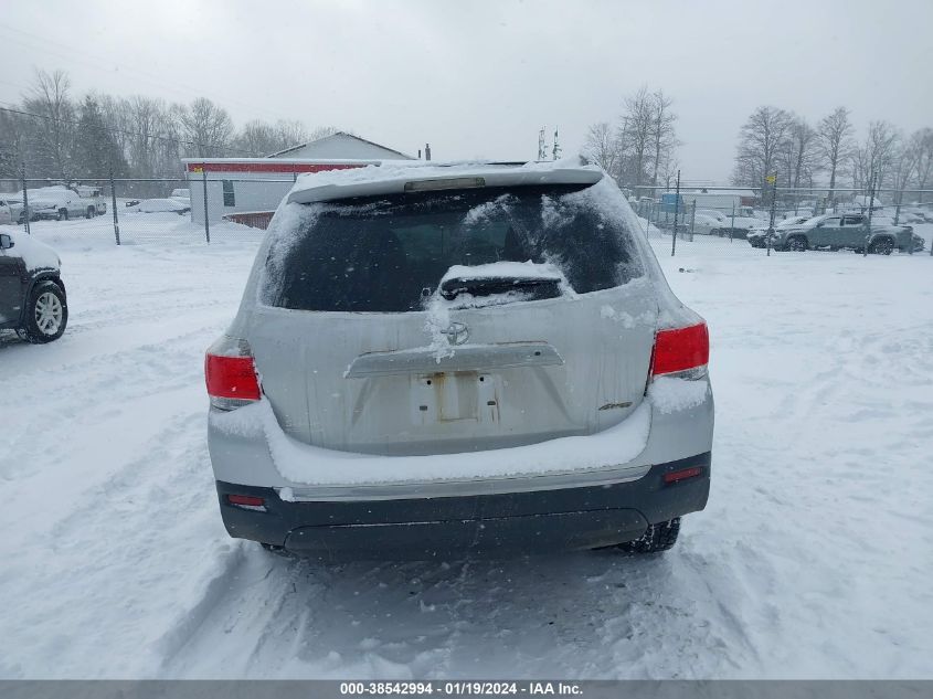 5TDBK3EHXDS246267 2013 Toyota Highlander Se V6