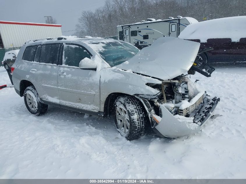 5TDBK3EHXDS246267 2013 Toyota Highlander Se V6