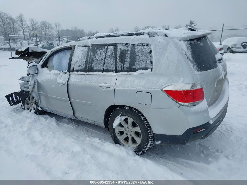 5TDBK3EHXDS246267 2013 Toyota Highlander Se V6