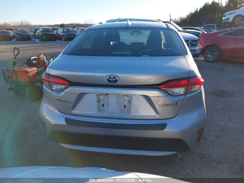 2020 Toyota Corolla Hybrid Le VIN: JTDEBRBE2LJ025073 Lot: 38543204