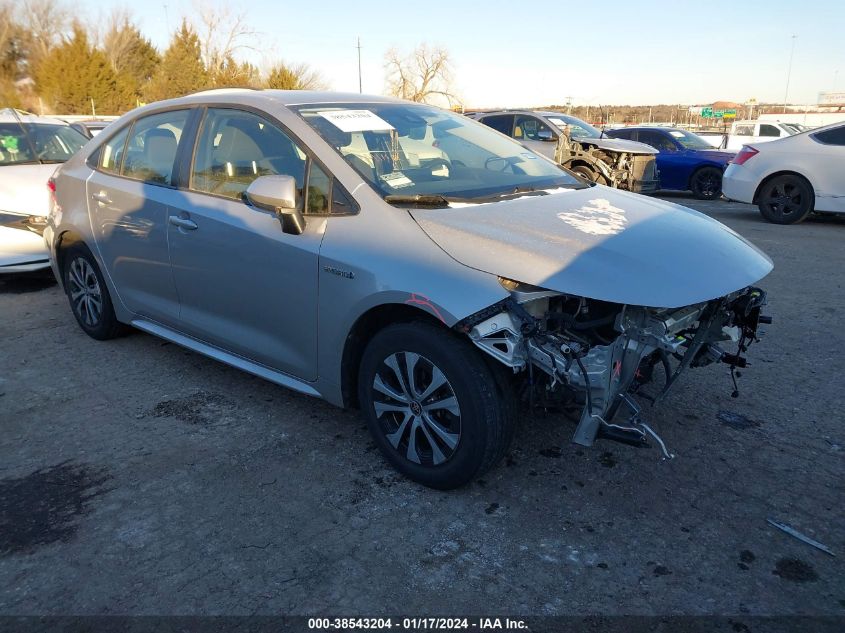 JTDEBRBE2LJ025073 2020 Toyota Corolla Hybrid Le