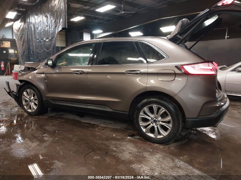 2019 Ford Edge Titanium VIN: 2FMPK4K99KBB03085 Lot: 38543207