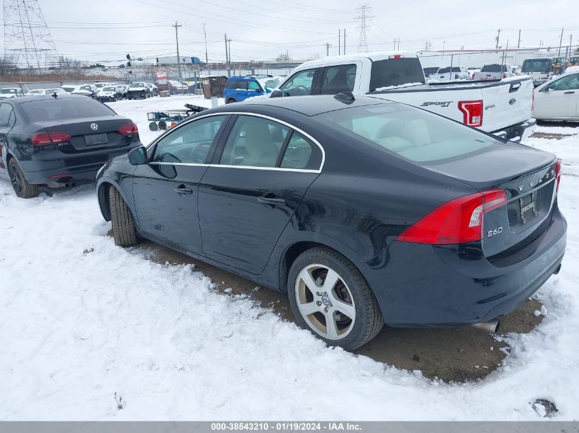 2013 Volvo S60 T5/T5 Platinum/T5 Premier/T5 Premier Plus VIN: YV1612FSXD1208635 Lot: 38543210