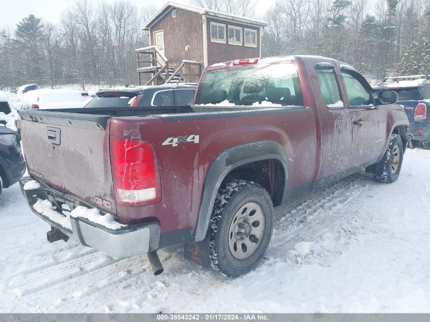 2009 GMC Sierra 1500 Work Truck VIN: 1GTEK19C39Z134254 Lot: 38543242