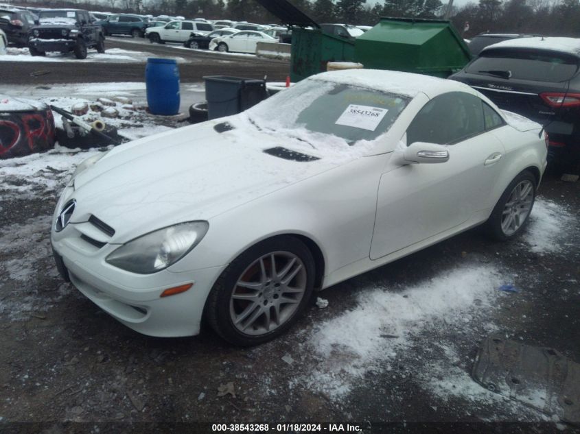 2007 Mercedes-Benz Slk 280 VIN: WDBWK54F27F166929 Lot: 38543268