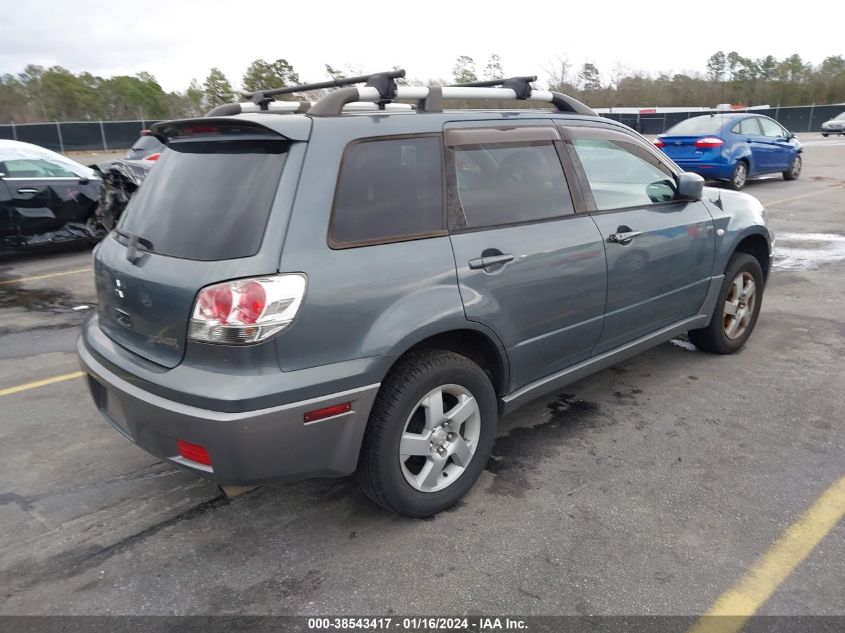 2004 Mitsubishi Outlander Xls VIN: JA4LX41F44U013636 Lot: 38543417