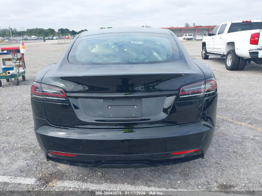 2022 Tesla Model S Dual Motor All-Wheel Drive VIN: 5YJSA1E53NF489888 Lot: 38543578