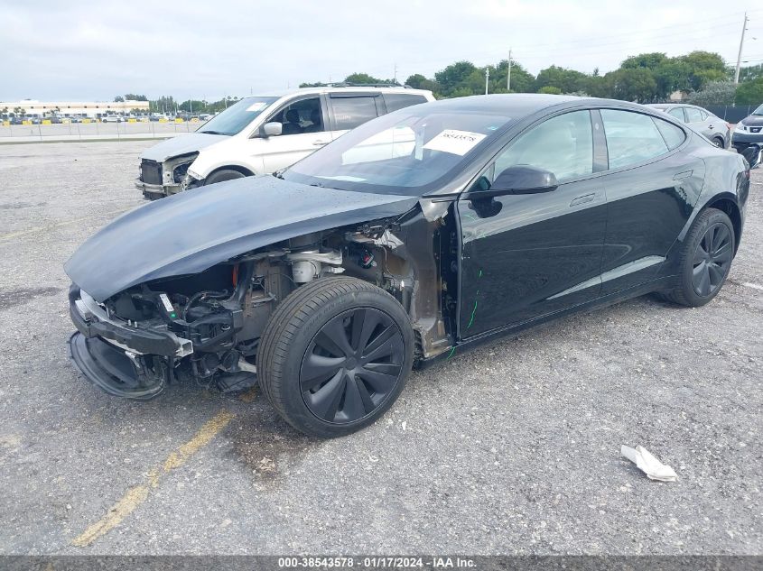 2022 Tesla Model S Dual Motor All-Wheel Drive VIN: 5YJSA1E53NF489888 Lot: 38543578