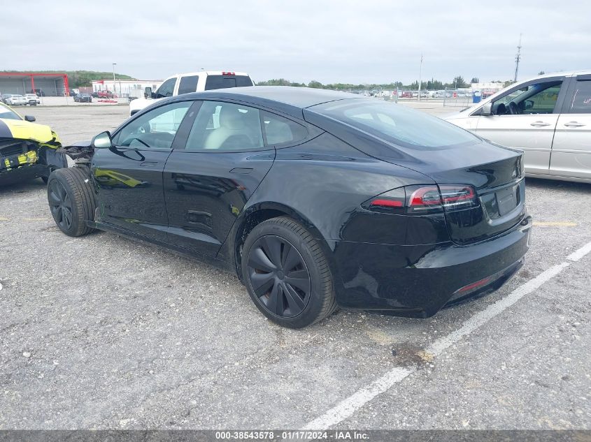 2022 Tesla Model S Dual Motor All-Wheel Drive VIN: 5YJSA1E53NF489888 Lot: 38543578