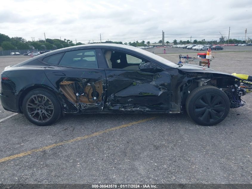 2022 Tesla Model S Dual Motor All-Wheel Drive VIN: 5YJSA1E53NF489888 Lot: 38543578