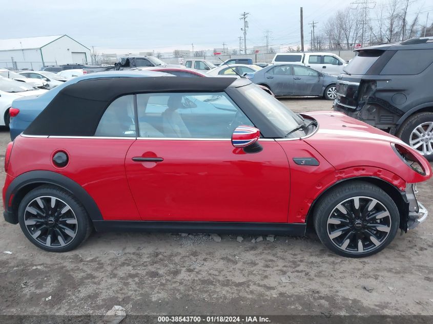 2023 Mini Convertible Cooper S VIN: WMW43DL07P3R21360 Lot: 38543700