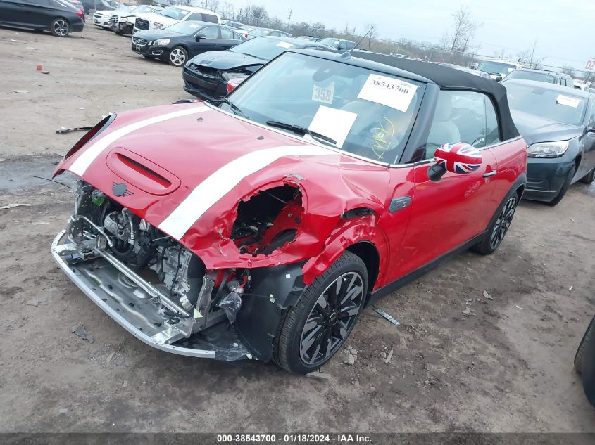 2023 Mini Convertible Cooper S VIN: WMW43DL07P3R21360 Lot: 38543700