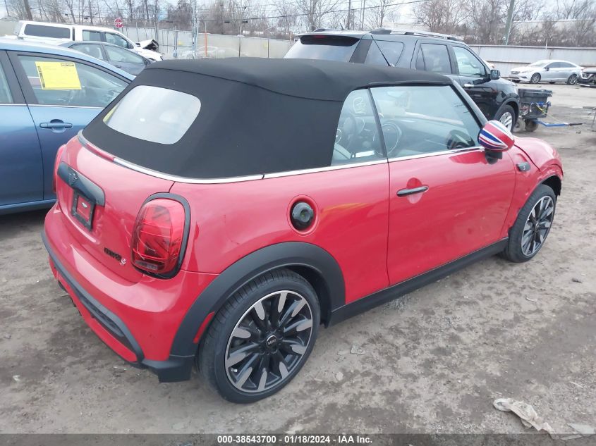 2023 Mini Convertible Cooper S VIN: WMW43DL07P3R21360 Lot: 38543700