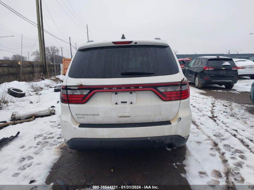 2016 Dodge Durango Sxt VIN: 1C4RDJAG5GC423081 Lot: 38544221