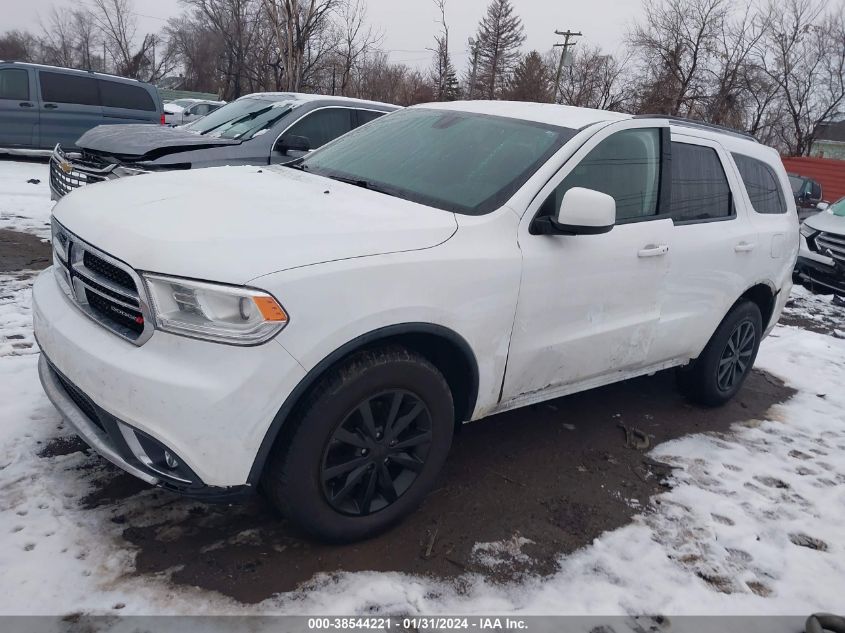 2016 Dodge Durango Sxt VIN: 1C4RDJAG5GC423081 Lot: 38544221