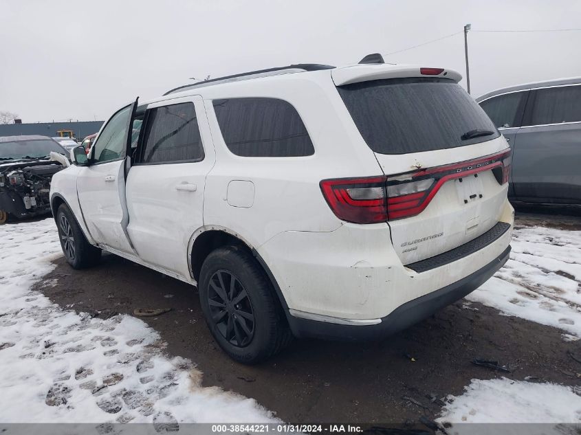 2016 Dodge Durango Sxt VIN: 1C4RDJAG5GC423081 Lot: 38544221