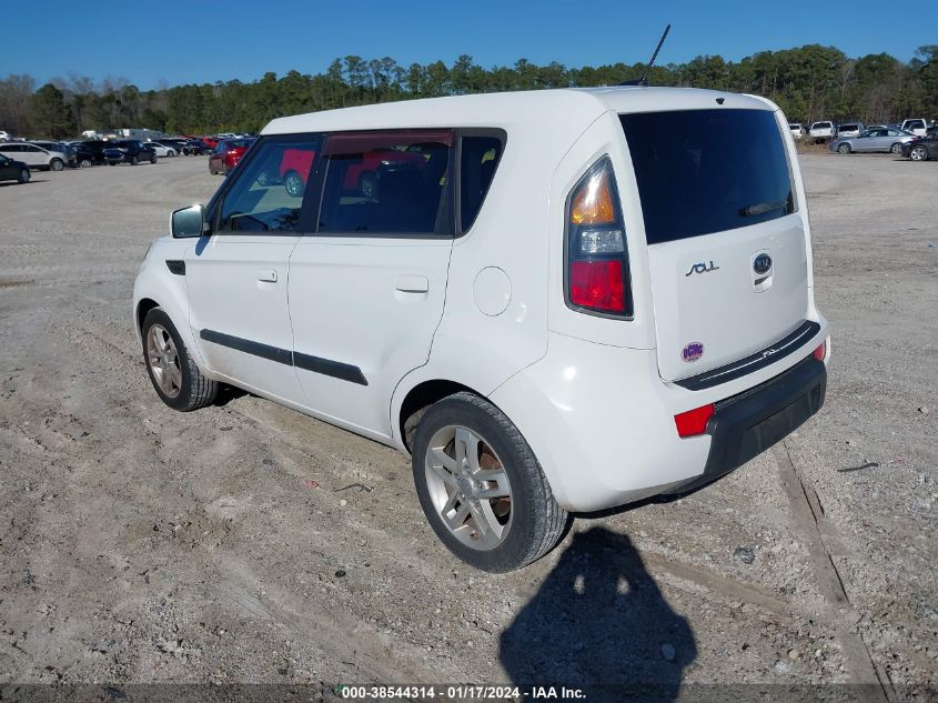 2010 Kia Soul + VIN: KNDJT2A25A7179524 Lot: 38544314