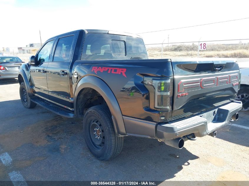 2018 Ford F-150 Raptor VIN: 1FTFW1RG2JFE41125 Lot: 38544328