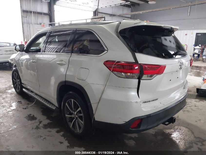 2017 Toyota Highlander Xle VIN: 5TDKZRFH4HS524504 Lot: 38544336