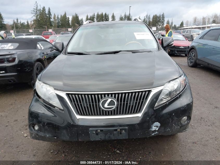 2011 Lexus Rx 350 VIN: 2T2BK1BA7BC116850 Lot: 38544731