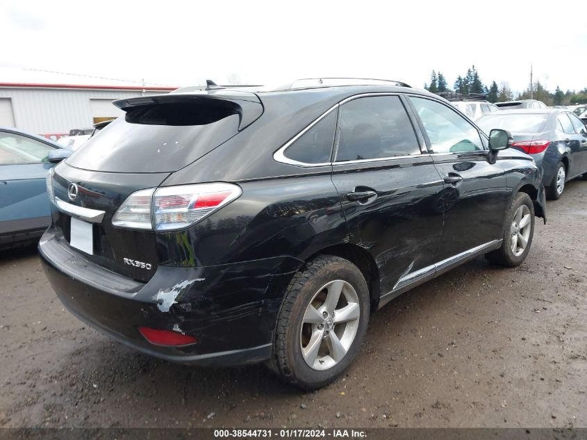 2011 Lexus Rx 350 VIN: 2T2BK1BA7BC116850 Lot: 38544731