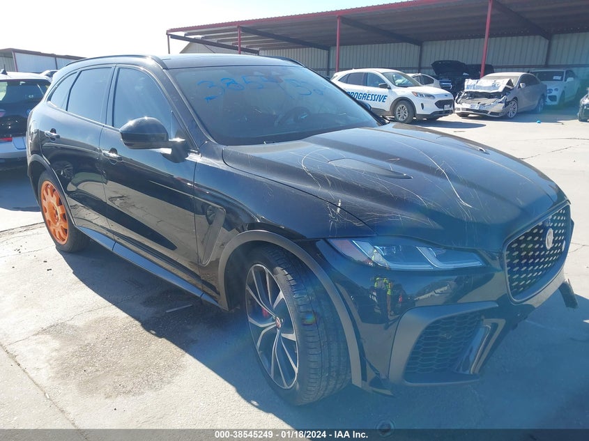 2021 Jaguar F-Pace Svr P550 Awd Automatic VIN: SADCZ2EE6MA668800 Lot: 38545249