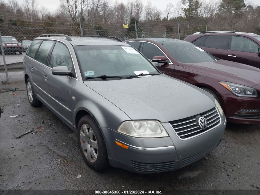 2003 Volkswagen Passat Glx VIN: WVWWH63B03E002292 Lot: 38545350