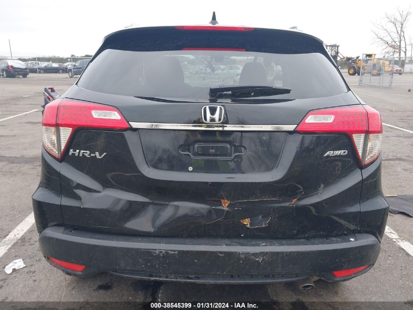 2022 Honda Hr-V Awd Ex VIN: 3CZRU6H54NM762339 Lot: 38545399