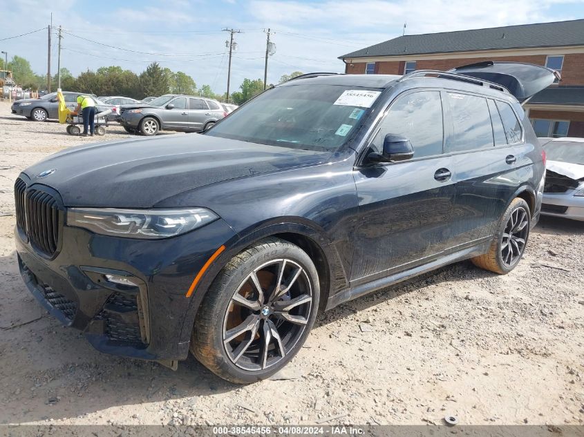 2019 BMW X7 xDrive40I VIN: 5UXCW2C52KLB43551 Lot: 38545456