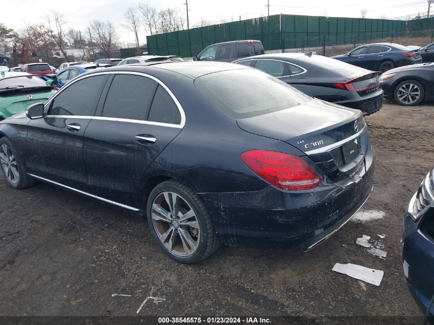 2015 Mercedes-Benz C 300 4Matic/Luxury 4Matic/Sport 4Matic VIN: 55SWF4KB9FU064254 Lot: 38545575