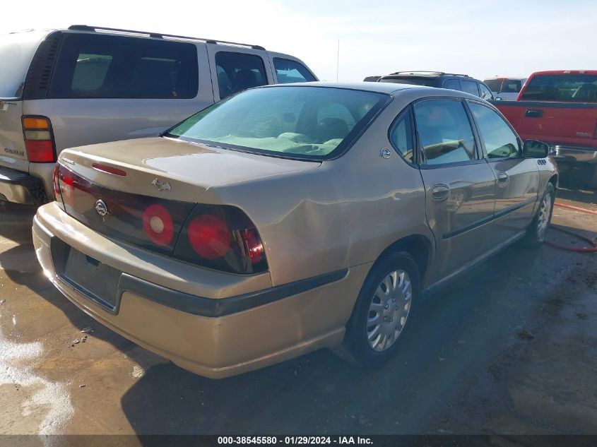 2005 Chevrolet Impala VIN: 2G1WF52E259104249 Lot: 38545580