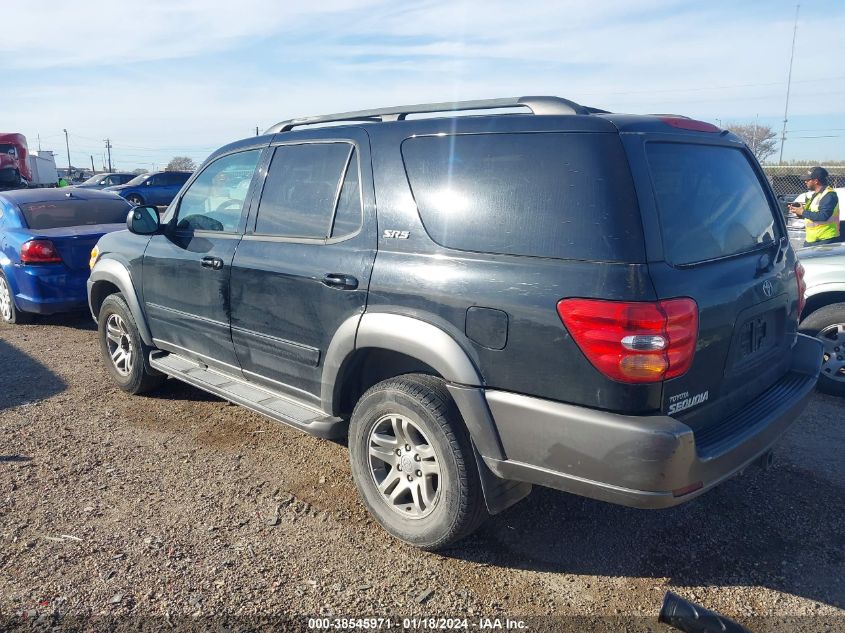 2004 Toyota Sequoia Sr5 V8 VIN: 5TDZT34A84S207354 Lot: 38545971