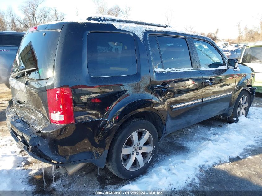 2014 Honda Pilot Touring VIN: 5FNYF4H93EB013233 Lot: 38546010