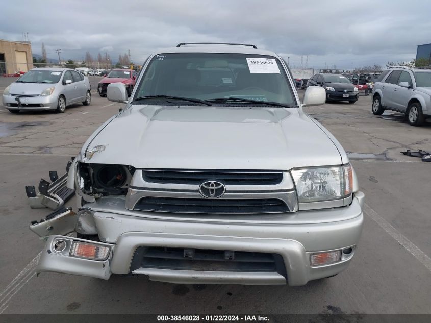 2001 Toyota 4Runner Limited VIN: JT3GN87R310189378 Lot: 38546028