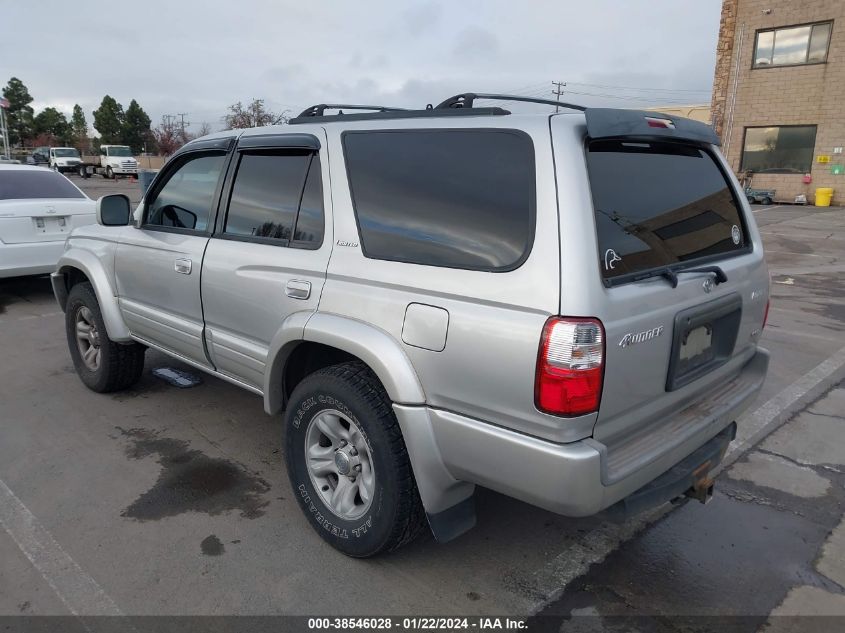 2001 Toyota 4Runner Limited VIN: JT3GN87R310189378 Lot: 38546028