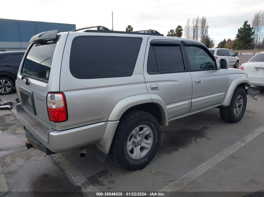 2001 Toyota 4Runner Limited VIN: JT3GN87R310189378 Lot: 38546028