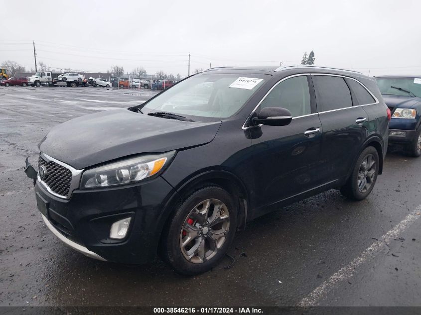 2016 Kia Sorento 3.3L Sx VIN: 5XYPK4A57GG071355 Lot: 38546216