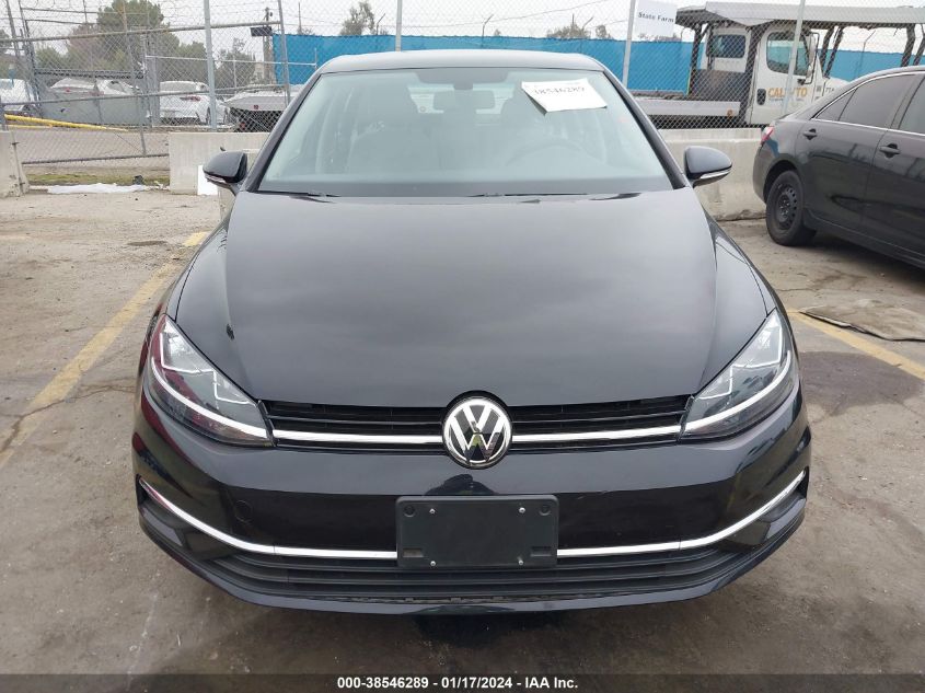 2019 Volkswagen Golf 1.4T S/1.4T Se VIN: 3VWG57AU5KM036242 Lot: 38546289