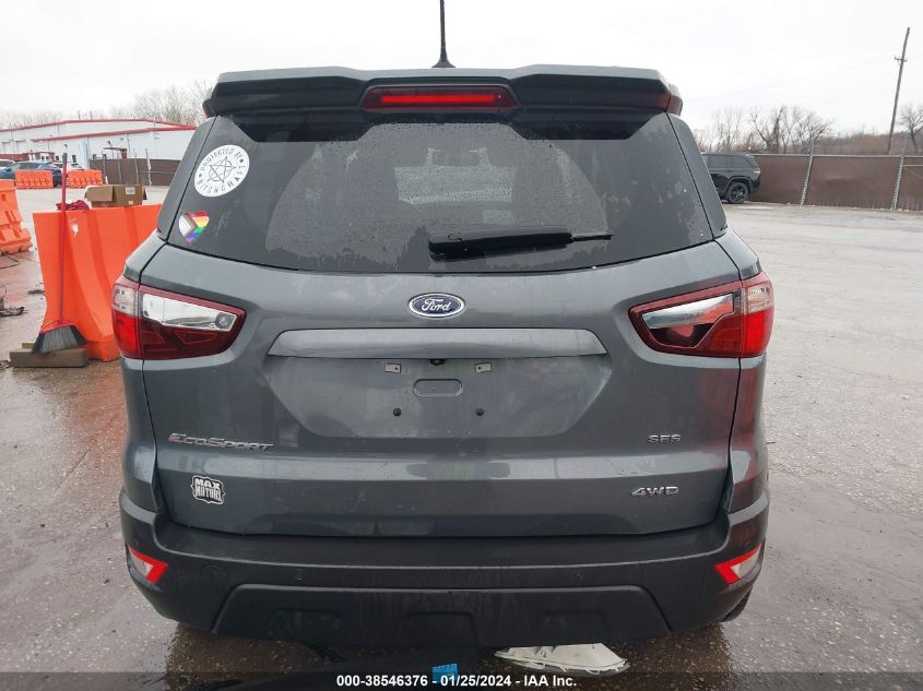 2020 Ford Ecosport Ses VIN: MAJ6S3JL4LC326732 Lot: 38546376