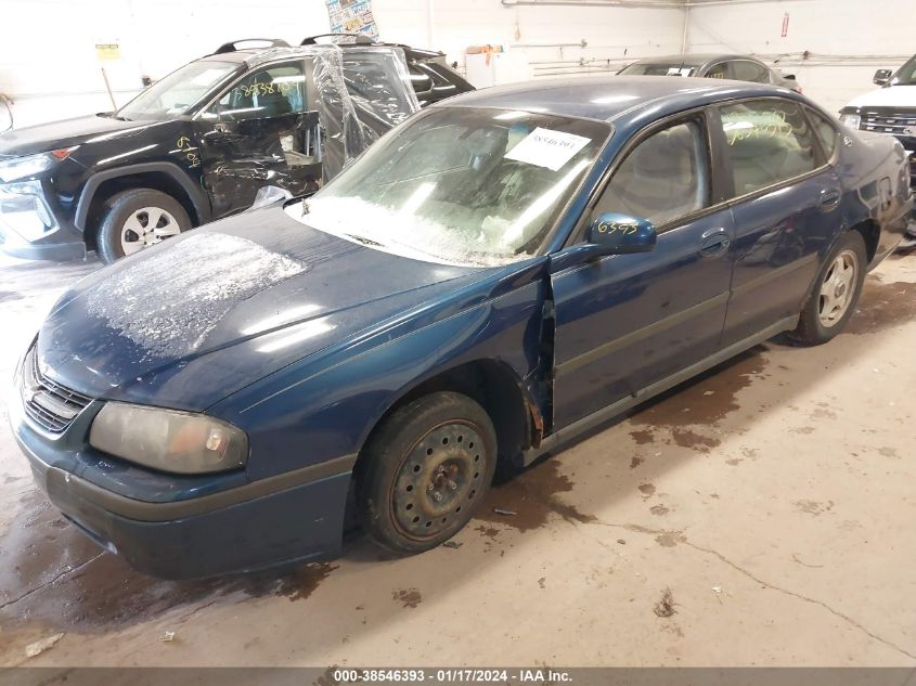 2005 Chevrolet Impala VIN: 2G1WF52E859305024 Lot: 38546393