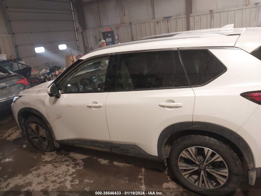 2021 Nissan Rogue Sv Intelligent Awd VIN: JN8AT3BB8MW231229 Lot: 38546433