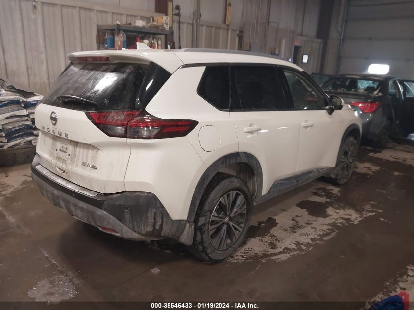 2021 Nissan Rogue Sv Intelligent Awd VIN: JN8AT3BB8MW231229 Lot: 38546433