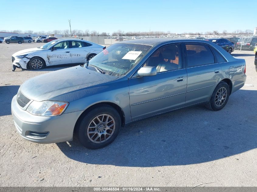 2002 Toyota Avalon Xl VIN: 4T1BF28B92U252071 Lot: 38546504