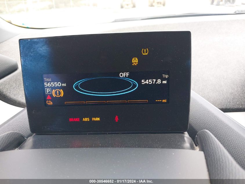 2019 BMW I3 120Ah VIN: WBY8P2C52K7E62721 Lot: 38546652