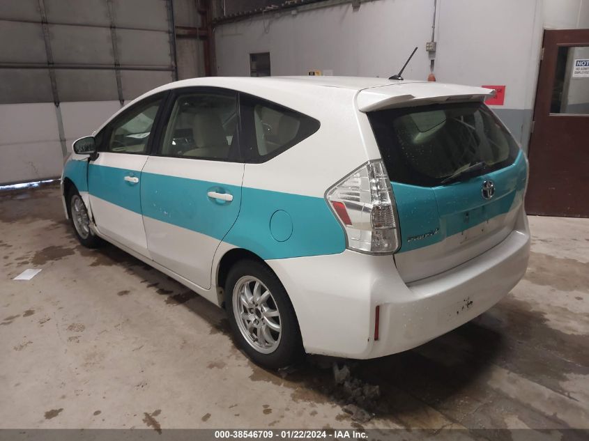 2012 Toyota Prius V Two VIN: JTDZN3EU6C3089209 Lot: 38546709