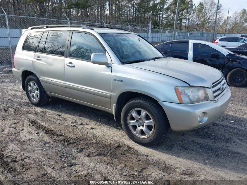 2003 Toyota Highlander Limited VIN: JTEGF21A830091003 Lot: 38546761