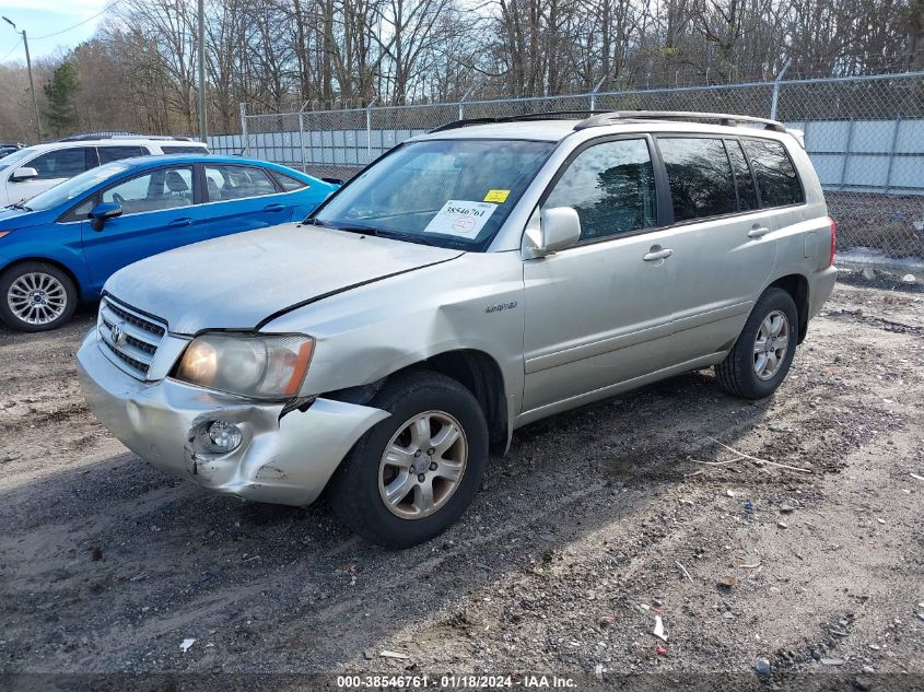 2003 Toyota Highlander Limited VIN: JTEGF21A830091003 Lot: 38546761