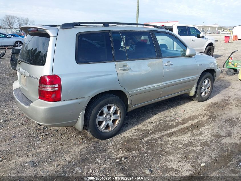 2003 Toyota Highlander Limited VIN: JTEGF21A830091003 Lot: 38546761