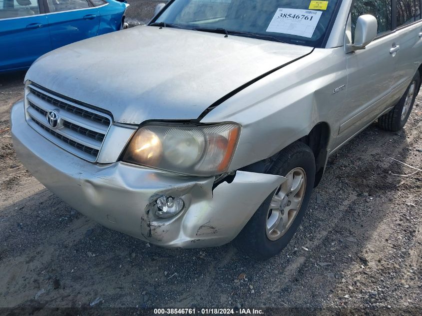 2003 Toyota Highlander Limited VIN: JTEGF21A830091003 Lot: 38546761